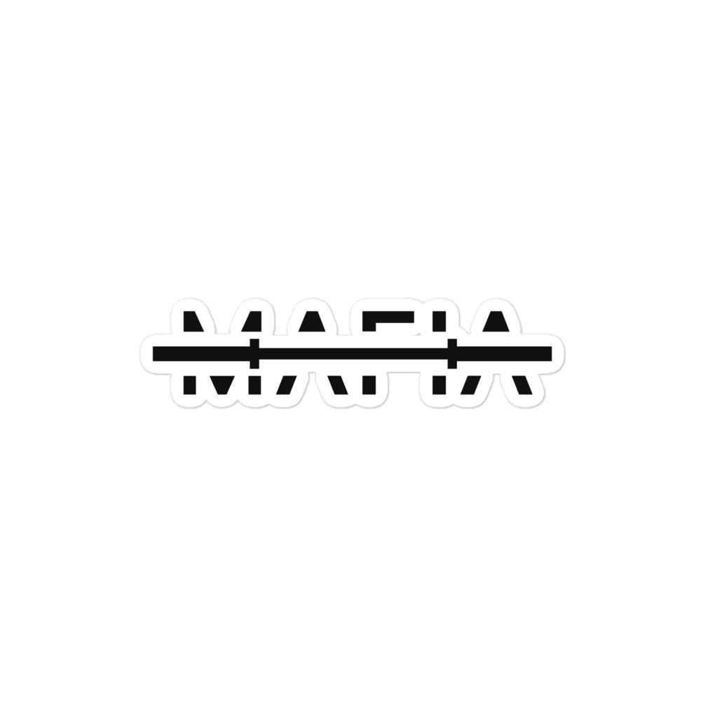 Barbell Mafia Bubble-free stickers