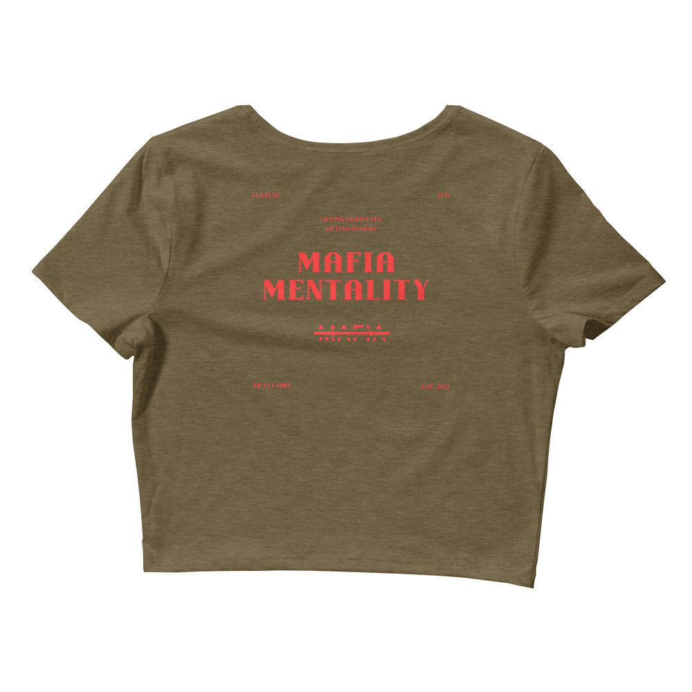 Mafia Mentality Women’s Crop Tee