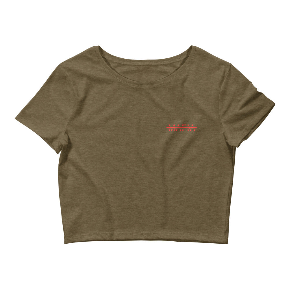 Mafia Mentality Women’s Crop Tee