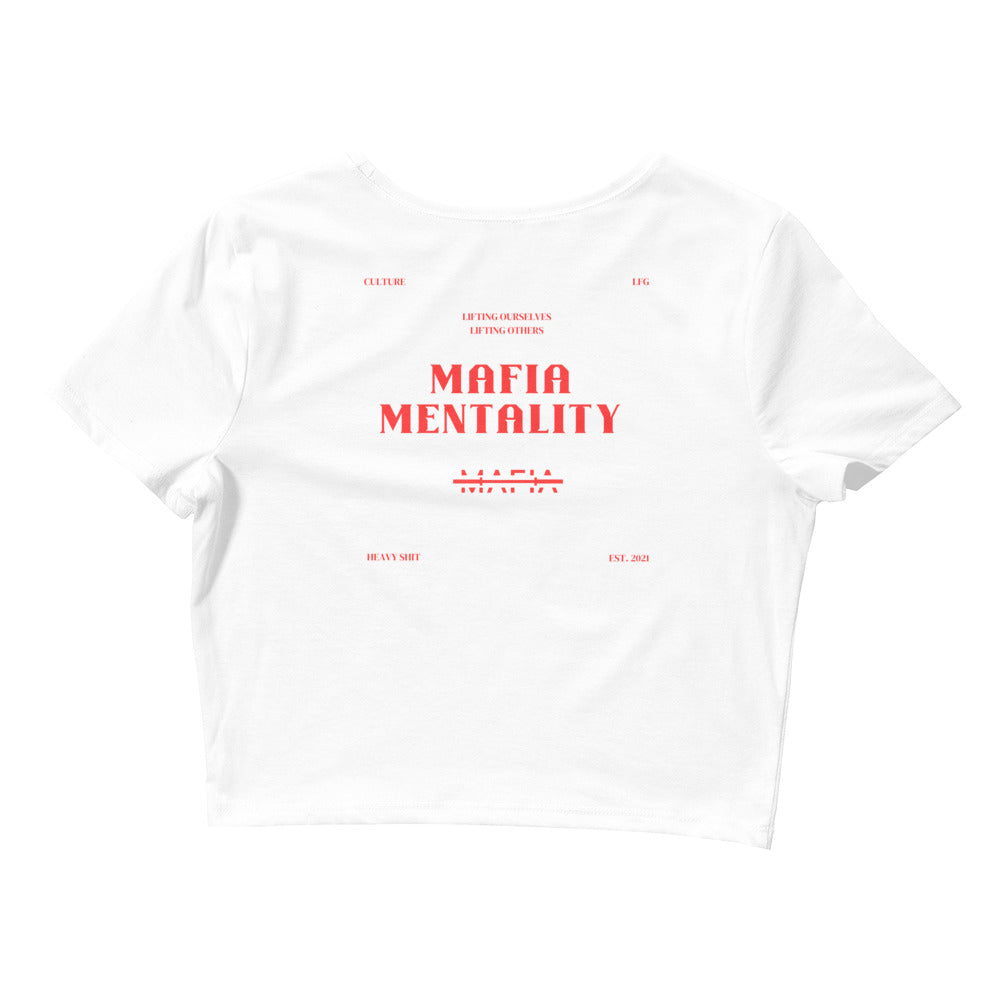Mafia Mentality Women’s Crop Tee