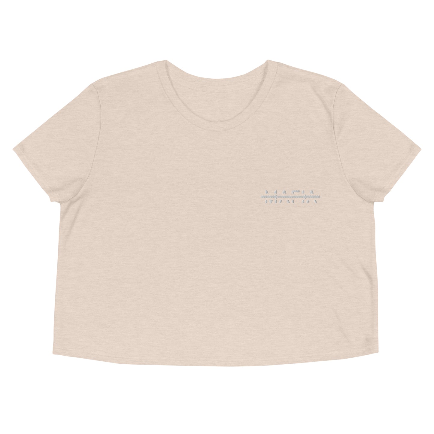 Stitched Mafia Crop Tee