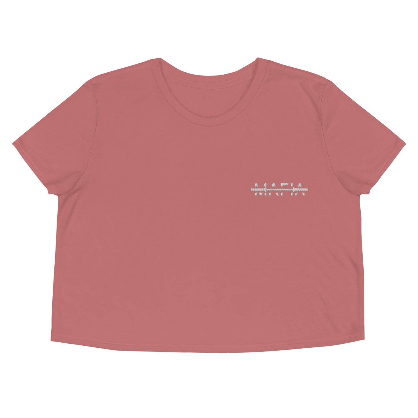 Stitched Mafia Crop Tee