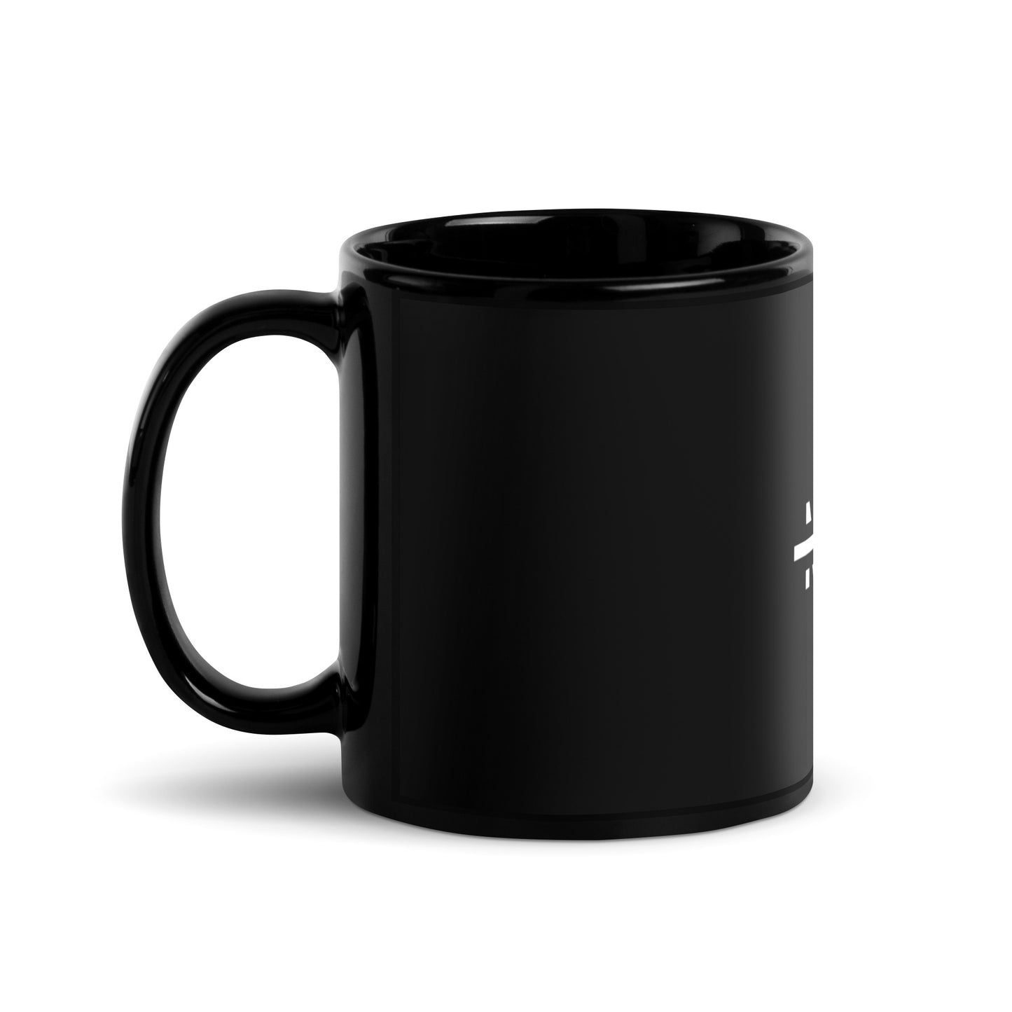Coffee in Paradise Black Glossy Mug