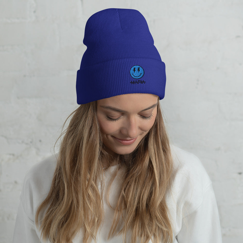 Electric Cuffed Beanie