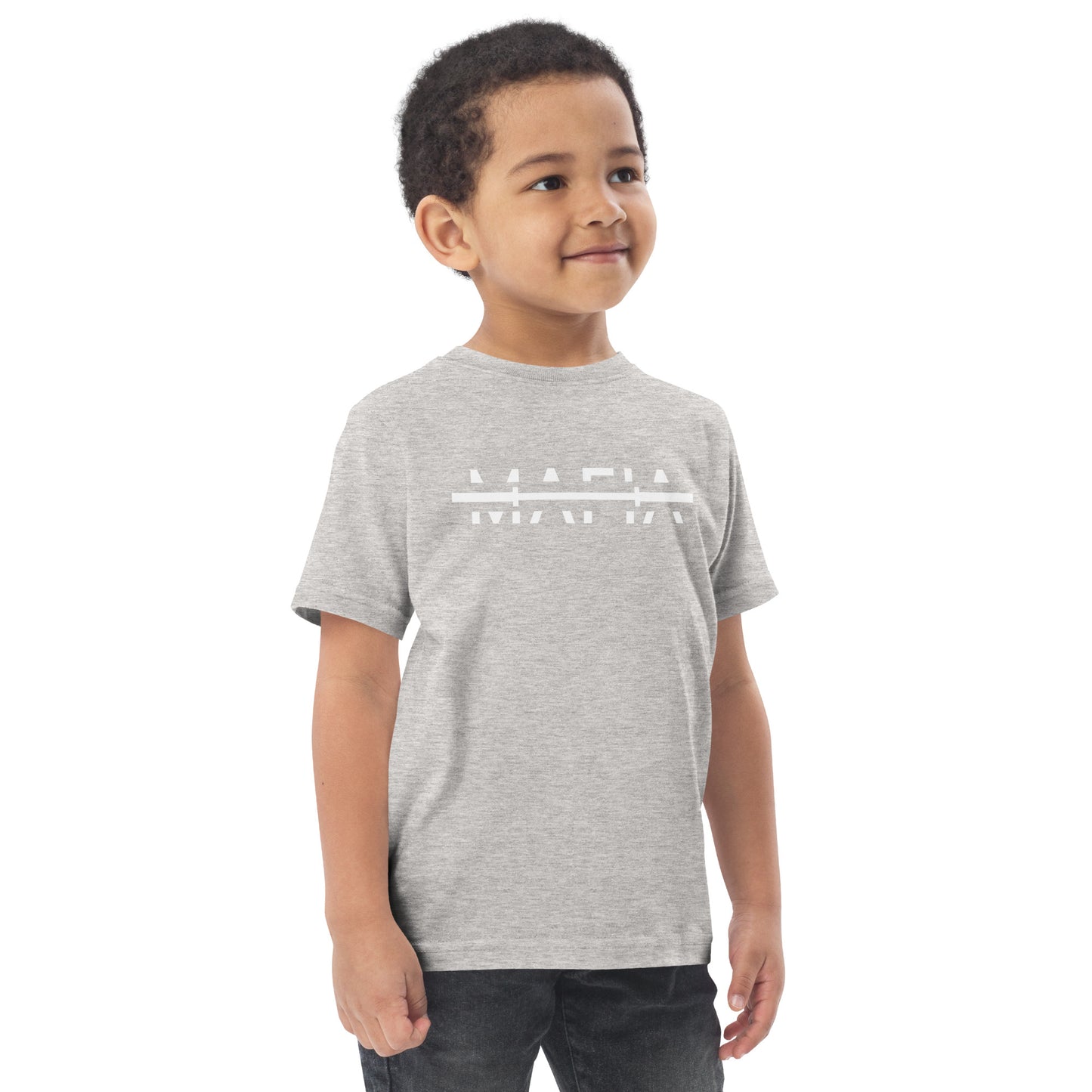 Barbell Mafia Toddler jersey t-shirt