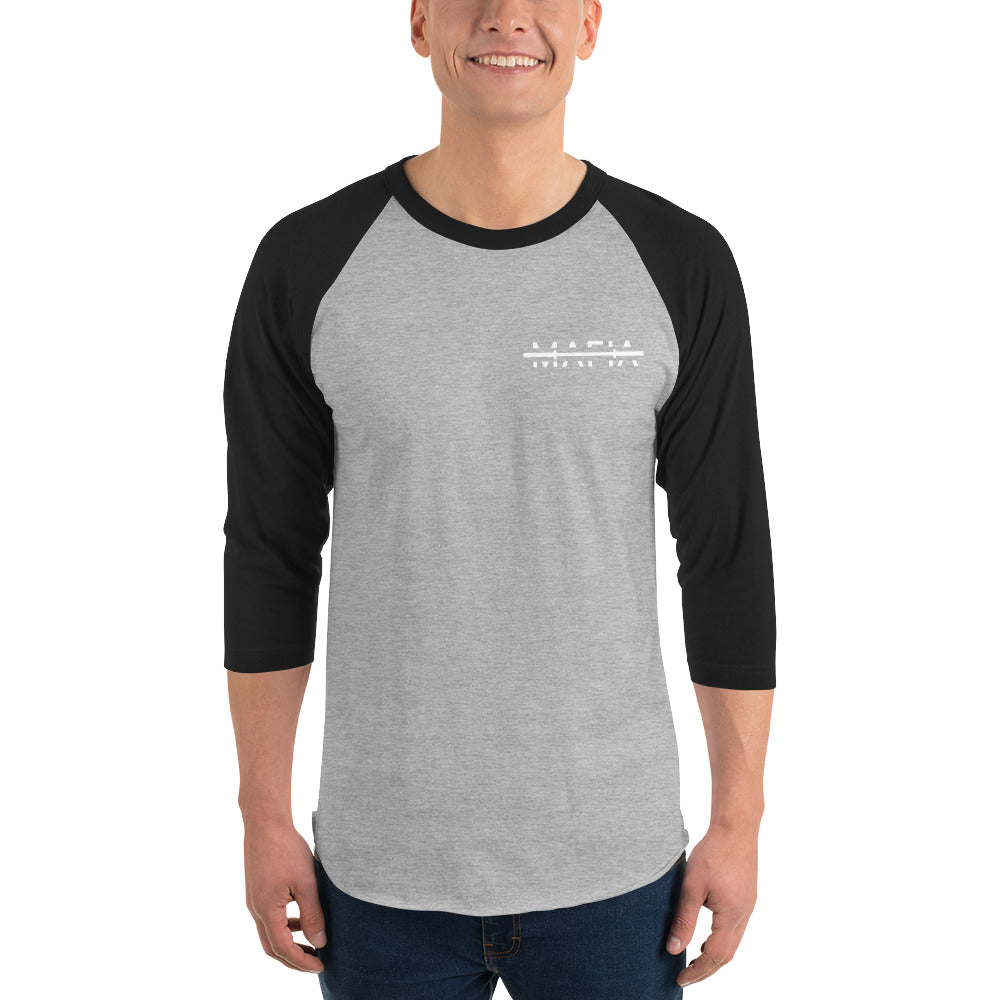 Barbell Mafia 3/4 sleeve raglan shirt