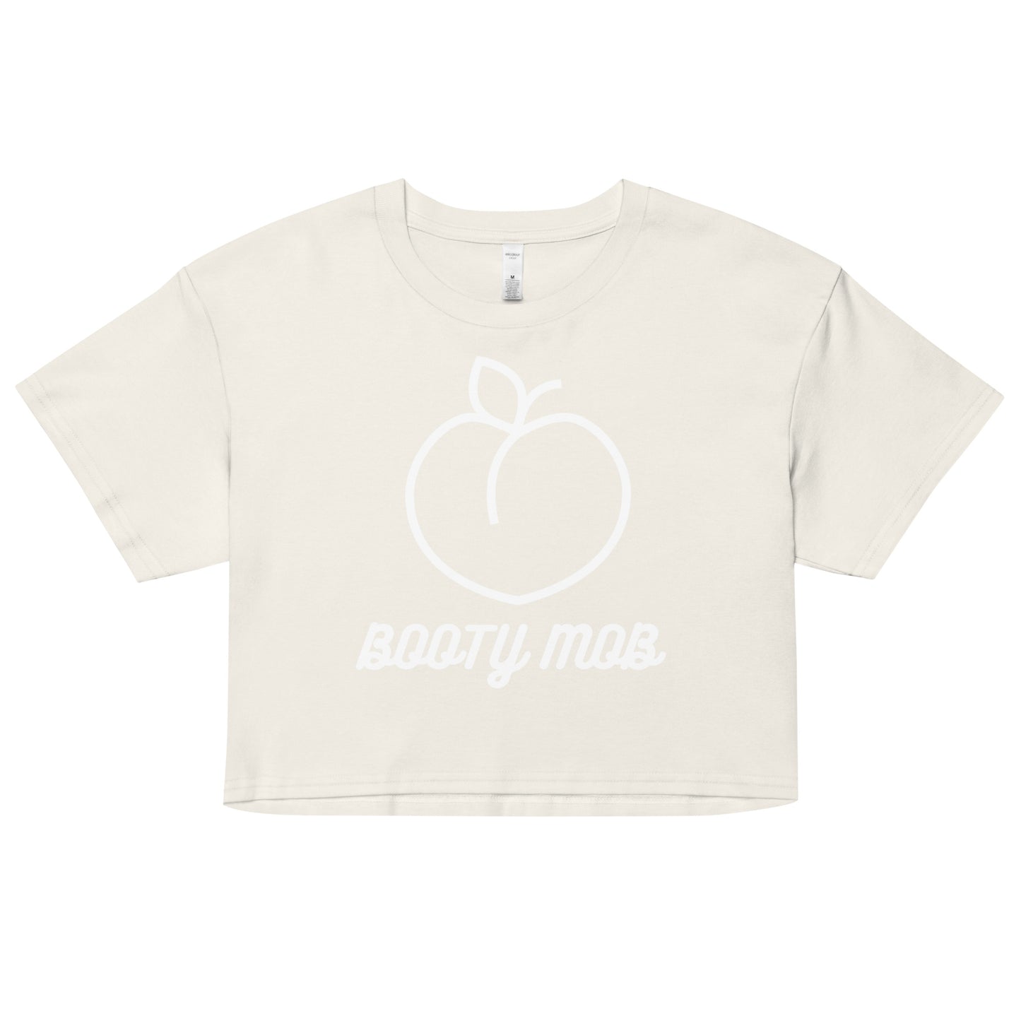 Booty Mob Peach Women’s crop top