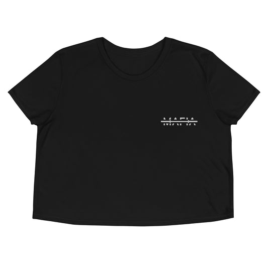 Stitched Mafia Crop Tee